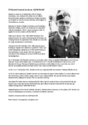 A preview of a PDF biography for Jacobson, Gerald Howard